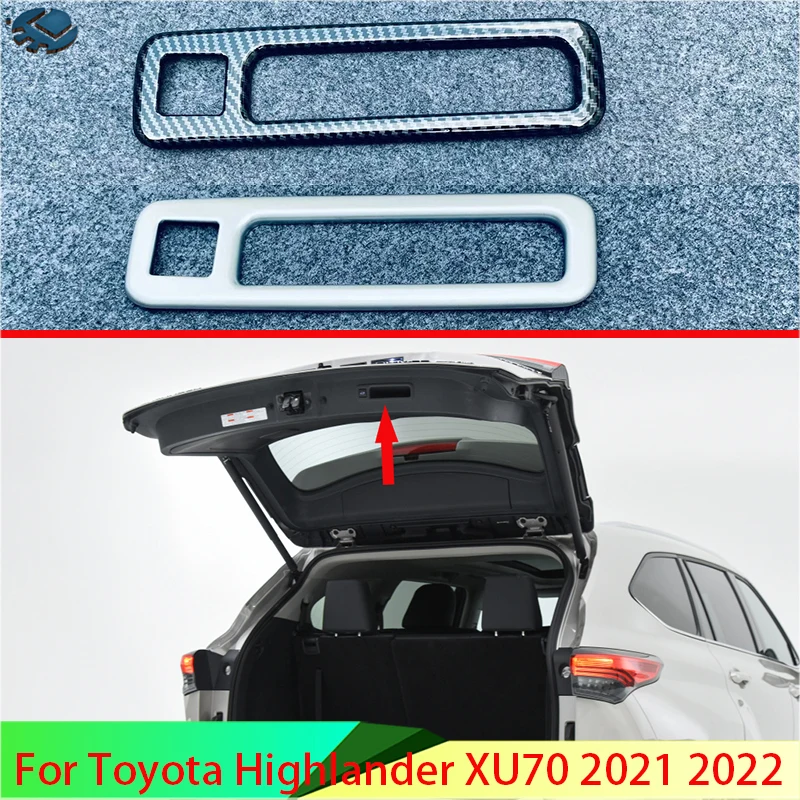 Для Toyota Highlander XU70 2021 2022 автомобильные аксессуары АБС-пластик хромированная крышка