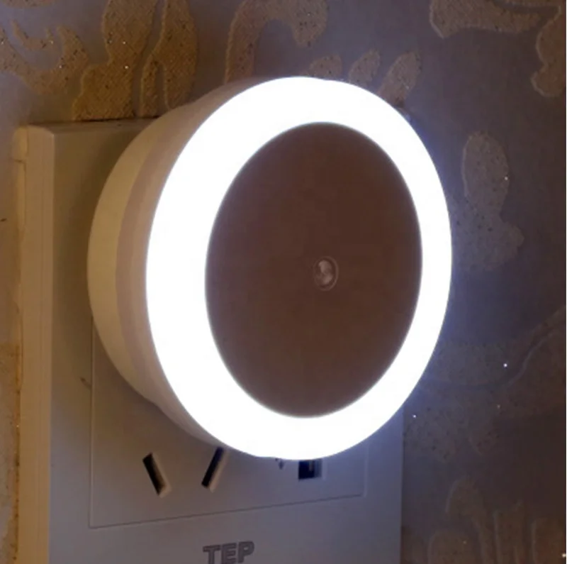 

LED Night Light Mini Light Sensor Control 220V EU/US Plug Children Night Light Lamp Children's Room Bedside Bedroom Lighting