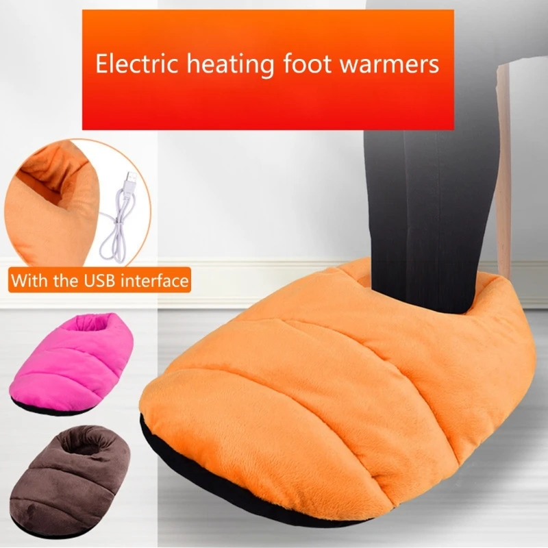 

Warm Slippers Feet Warm Slippers Heating Glove USB Electric Heating Pad Winter Hand Foot Warmer Washable Household Foot Warmer