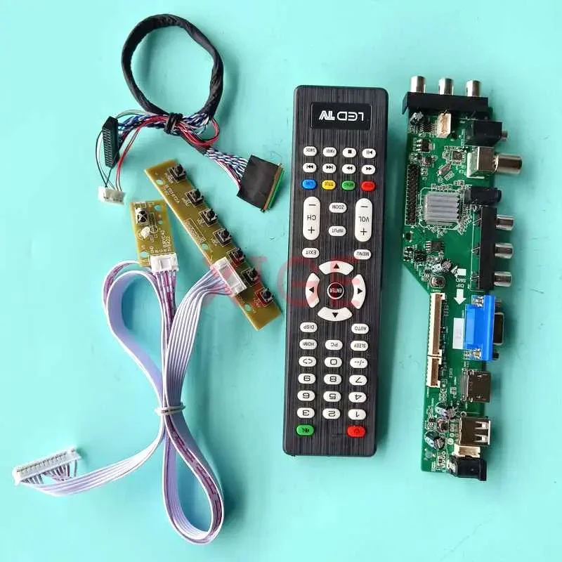 Комплект сделай сам для B133XW03 V0/V1/V2 B133XW07 V1 13 3 &quotLVDS 40Pin DVB-T/C 1366x768 панель ноутбука