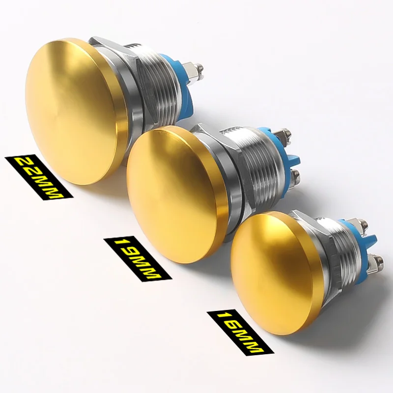 Водонепроницаемый металлический кнопочный переключатель