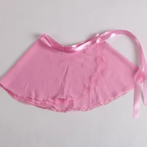 Женская шифоновая балетная юбка-пачка, танцевальная юбка для катания на коньках, шарф, 3 размера, базовая балетная юбка для девочек