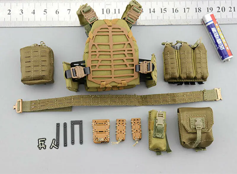 

ES 26038R 1/6th SAD Special Forces Night Operation Chest Hanging Vest Bag Model