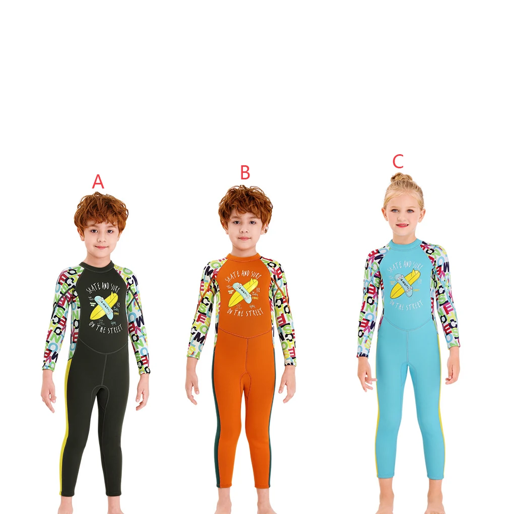 

Детский Гидрокостюм, удобная детская одежда для серфинга, сохраняющий тепло Детский костюм для дайвинга, одежда для плавания, для пляжа и ба...