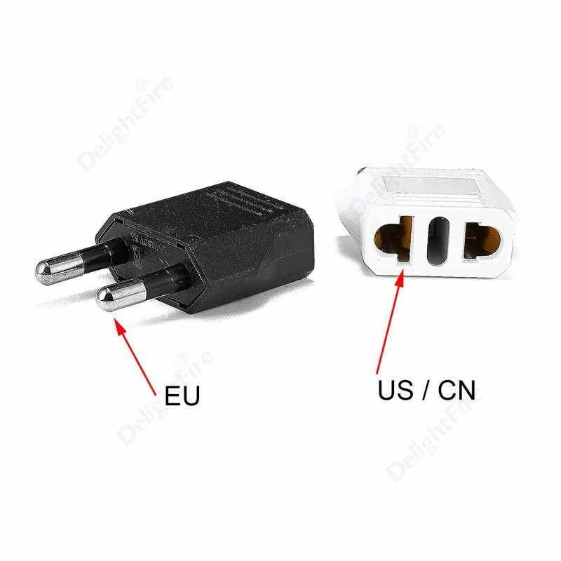 EU Plug Adapter US To EU Travel Adapters KR Electrical Adapter MX CA To EU Power Converter Euro Plug AC Outlet Electrical Socket