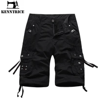 kenntrice 2022 summer mens cargo shorts large big size multi pocket pants streetwear loose casual men tactical walking shorts