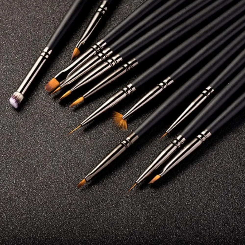 

1 Pcs Milimalist Style Nail Light Therapy Pen Set Professional Nail Pull Line Brush Carved Gradient Blooming Pen DIY Manicure