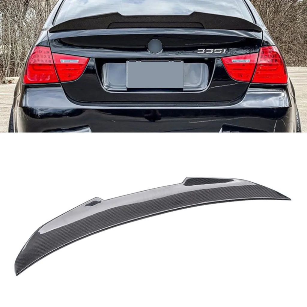 

Real Carbon Fiber Car Rear Trunk Deck Spoiler Car Tail Wing For BMW E90 3 Series 2005 2006 2007 2008 2009 2010 2011 2012