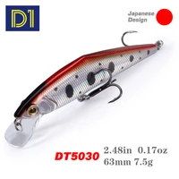 d1 jerkbait minnow fishing lures deep diving artificial hard baits 63mm 85mm sinking trout bass pesca tackle