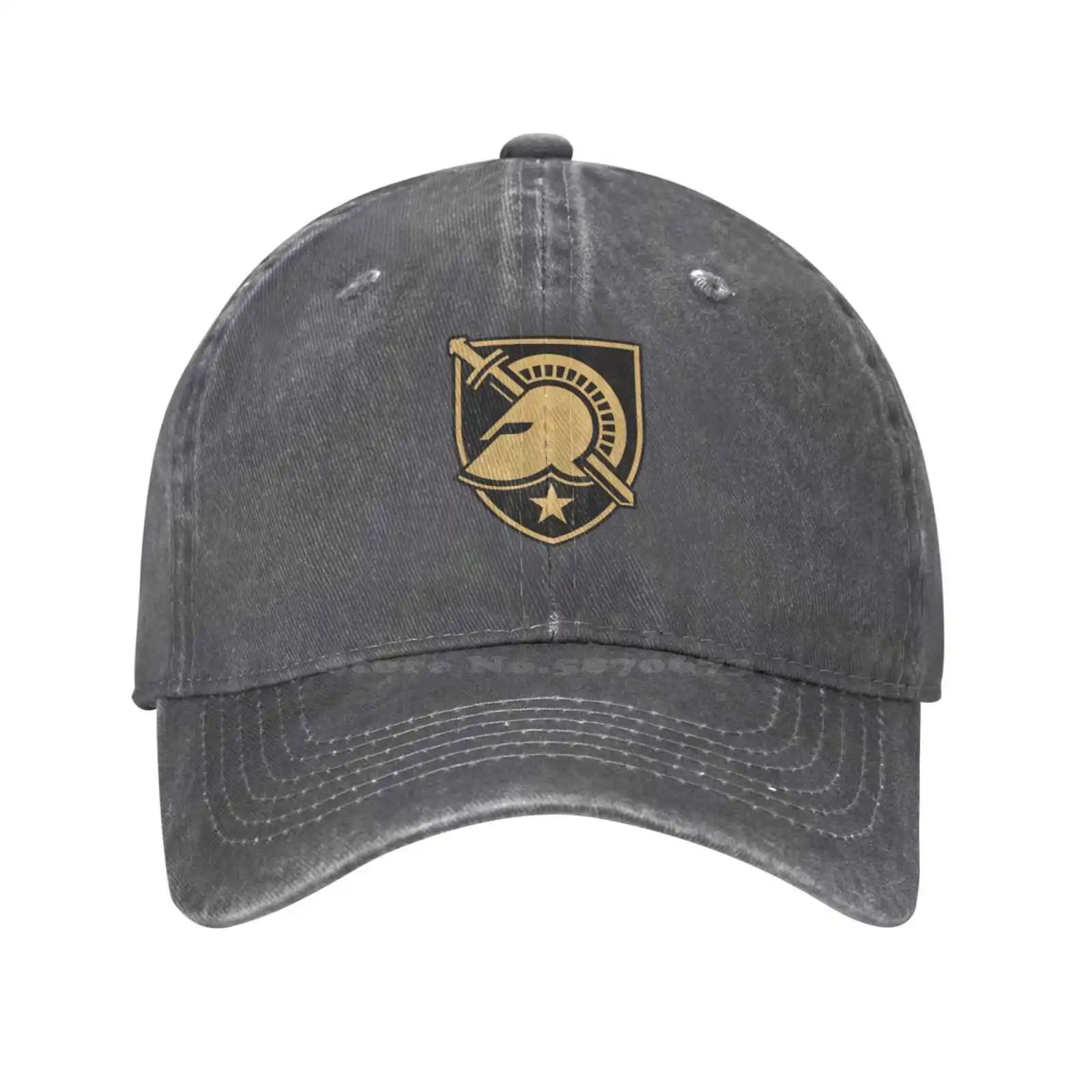 

Army Black Knights Logo Print Graphic Casual Denim cap Knitted hat Baseball cap