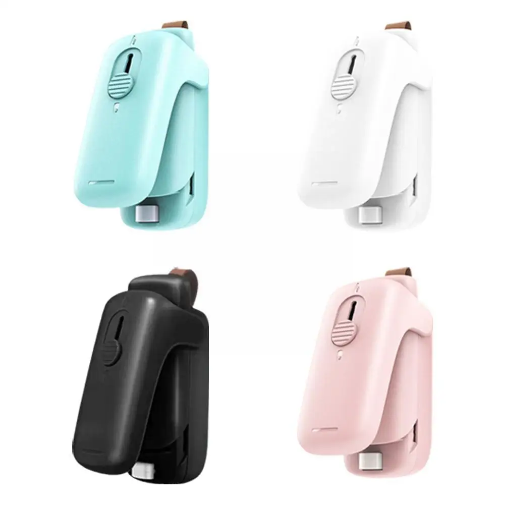 

Mini Heat Sealer Bag Sealing Machine Kitchen Storage Food Sealer Cutter Bag Fruits Household Handheld Clips Bag Snacks With C9S5