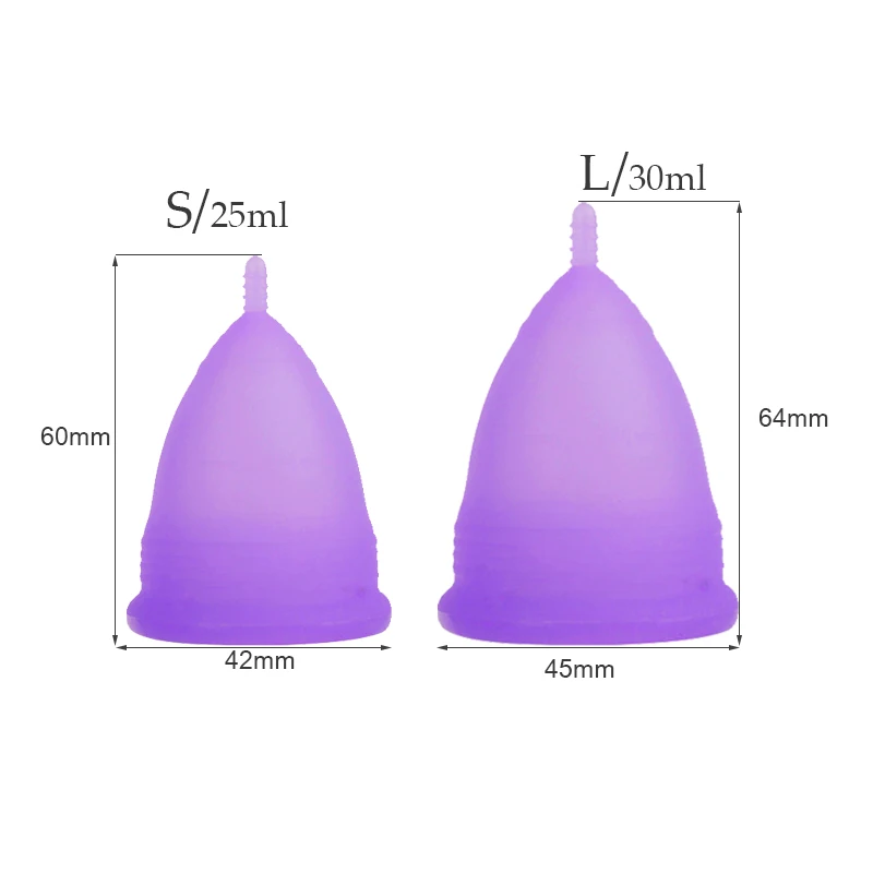 

50pcs/Lot Mestrual Cup Hygiener Period for Women Menstruatie Cup Medical Grade Silicone Mestrual cup Coletor Menstrual period