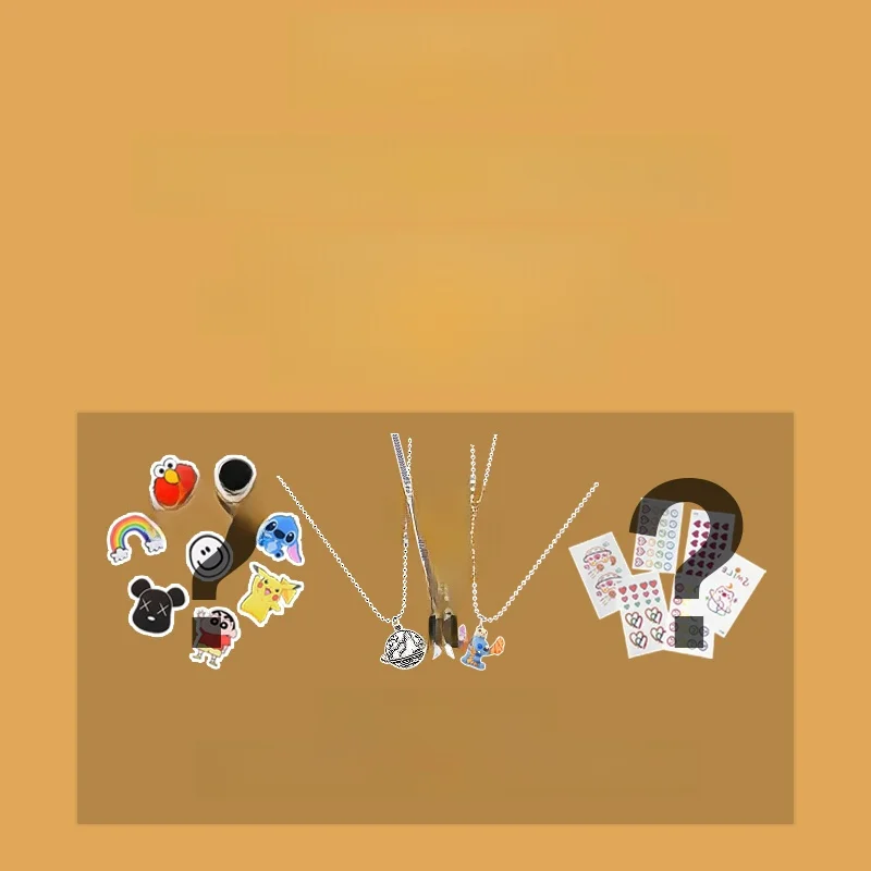 Pdsle XINGX Двухслойное двойное простое ожерелье с кисточками Ins Personali Универсальное