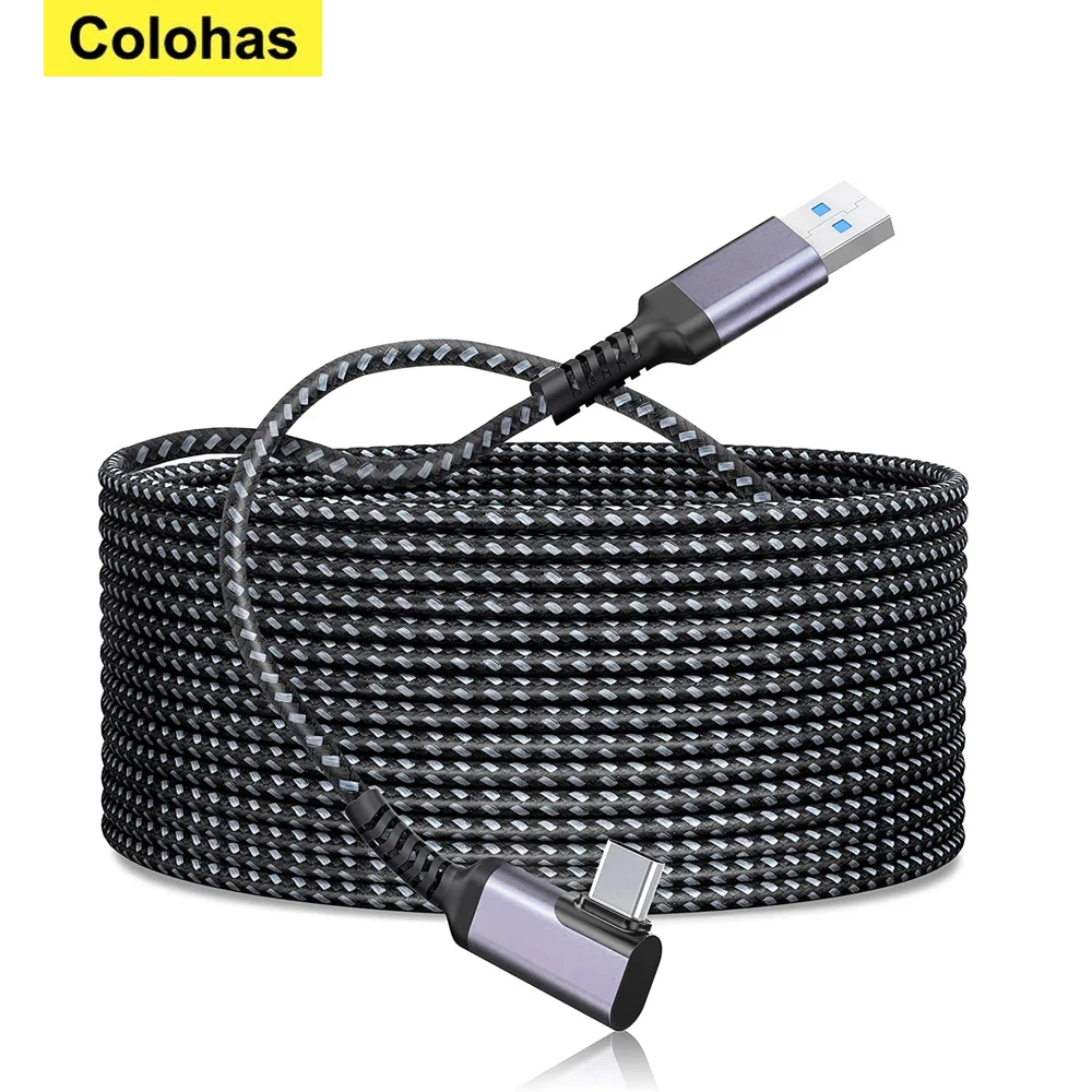 

USB-кабель для Oculus Quest 2 Link Cable 3M USB 3.0 Кабели для быстрой зарядки для Quest 2 VR Передача данных Быстрая зарядка VR Аксессуары
