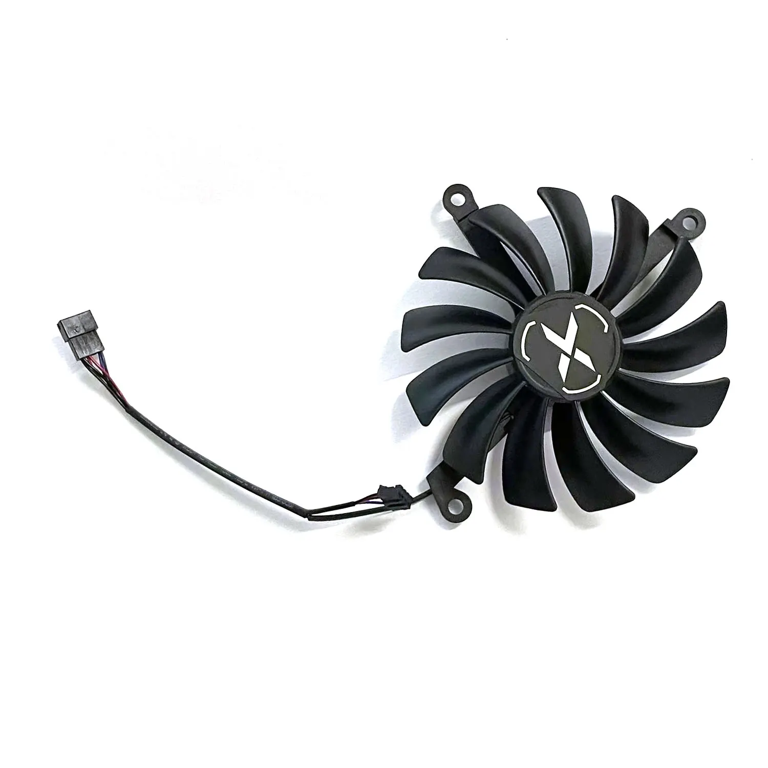Вентилятор видеокарты CF1015U12S 1x95 мм 2x87 мм Radeon RX 6700XT 6750XT для XFX Speedster SWFT 309 Radeon RX 6700 XT 12GO (art.: 3920c8bc8614f) - 3920c8bc8614f