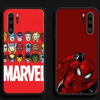 spiderman marvel phone cases for huawei honor y6 y7 2019 y9 2018 y9 prime 2019 y9 2019 y9a back cover soft tpu coque carcasa