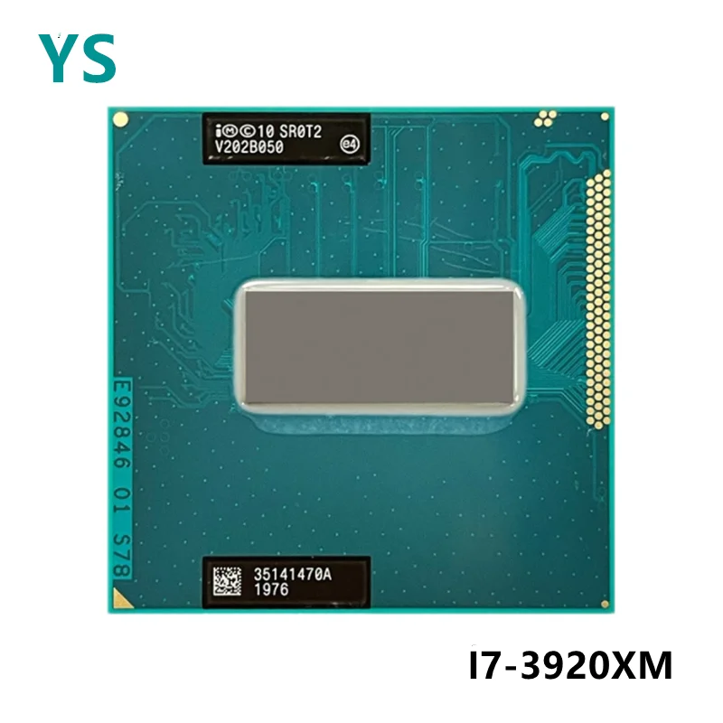 

Процессор Intel Core i7-3920XM i7 3920XM SR0MH SR0T2 2,9 ГГц четырехъядерный восьмипоточный ЦПУ процессор 8 Мб 55 Вт Разъем G2 / rPGA988B