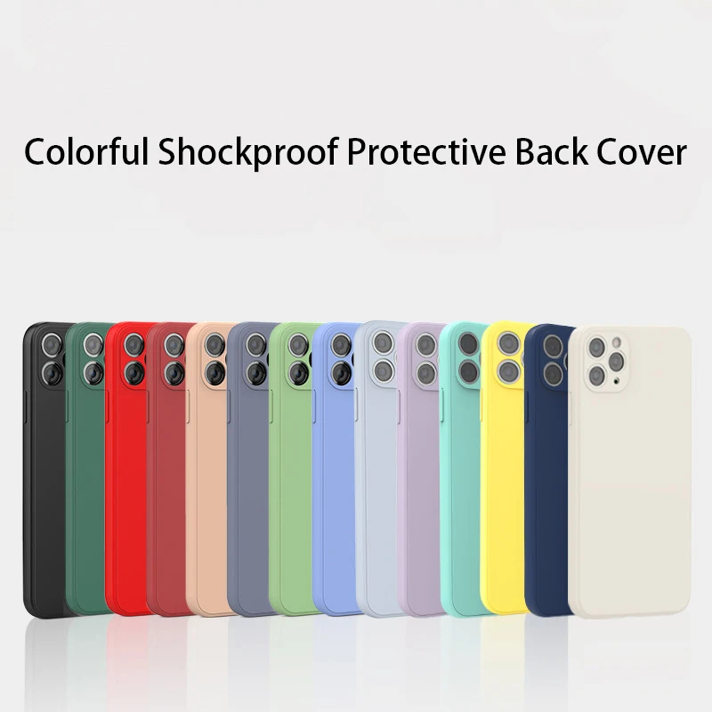 

Rubik's cube silica gel Phone Case For iphone 6 7 8 11 12 13 Mini Plus X XS XR Pro Max Colorful Shockproof Protective Back Cover