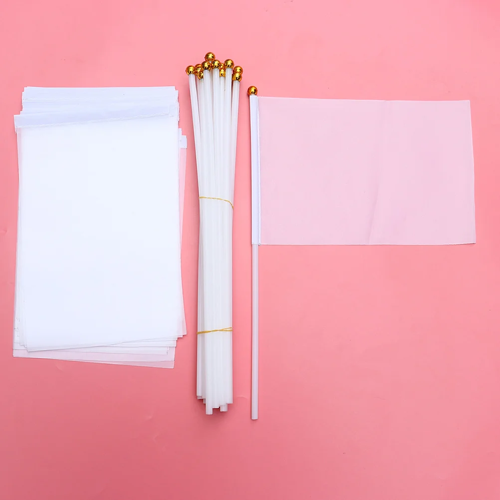 

48 шт. белый флаг, белый флаг рефери, флаг-флаг с парадами, празднование праздников (белый)