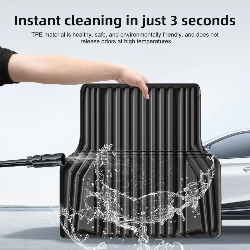 For Suzuki D-MAX 2020-2024 Right-hand Drive Rear Bucket Pad Fuel Southeast Asia Oceania Waterproof Non-slip Trunk Mats