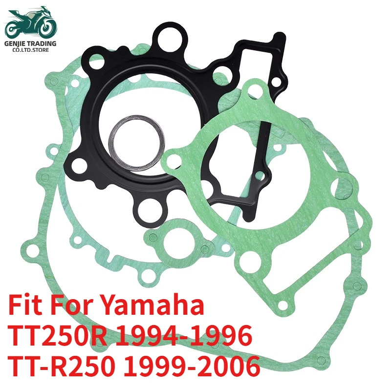 

Для YAMAHA TTR250 мотоциклетный комплект прокладок для капитального ремонта головки блока цилиндров TTR 250 TT-R250 1999 2000 2001-2006 TT250R 1994 1995 1996 4GY