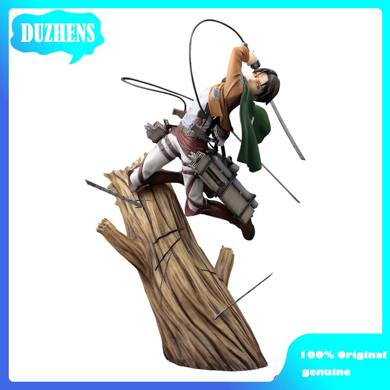 ARTFX J Оригинал: аниме атака на Титанов Levi Ackerman 28 см ПВХ фигура модель игрушки