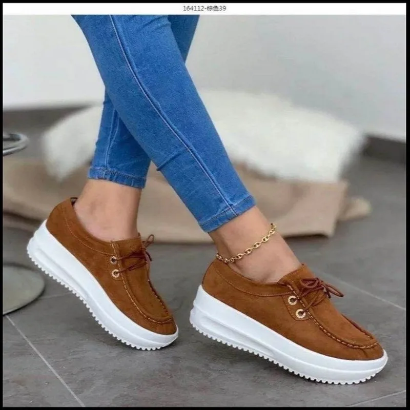 

Women Shoes Fashion Platform Sneakers Women Casual Shoes woman Lace Up flats Creepers Moccasins zapatos mujer