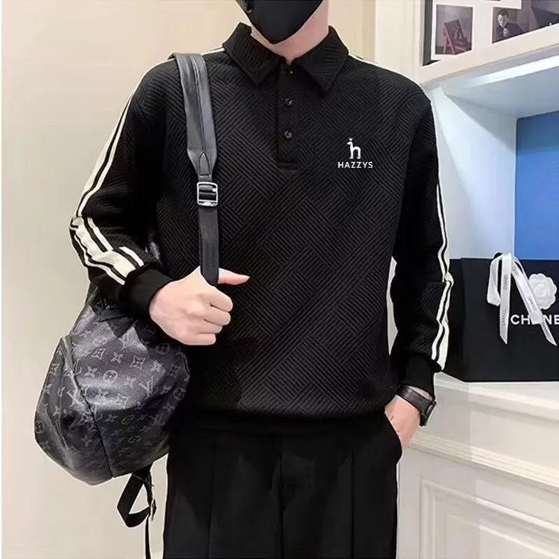 

autumn Golf wear Men's T-Shirt 타이틀리스트 말본 Quick-Drying Sports High-Quality Loose Elastic Shirt Moisture-Wicking Golf wear men