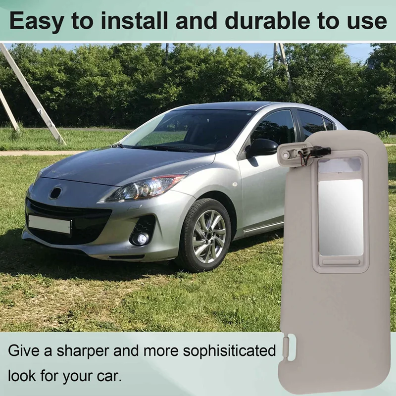 BBM2-69-320C-75 BBM3-69-320C-75 для Mazda 3 2010 2011 2012 2013 салон автомобиля солнцезащитный козырек на