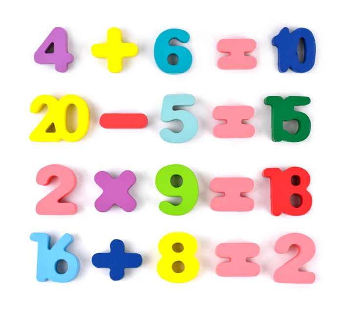 Деревянная доска с красочными цифрами алфавита 3D пазл для детей Ранняя