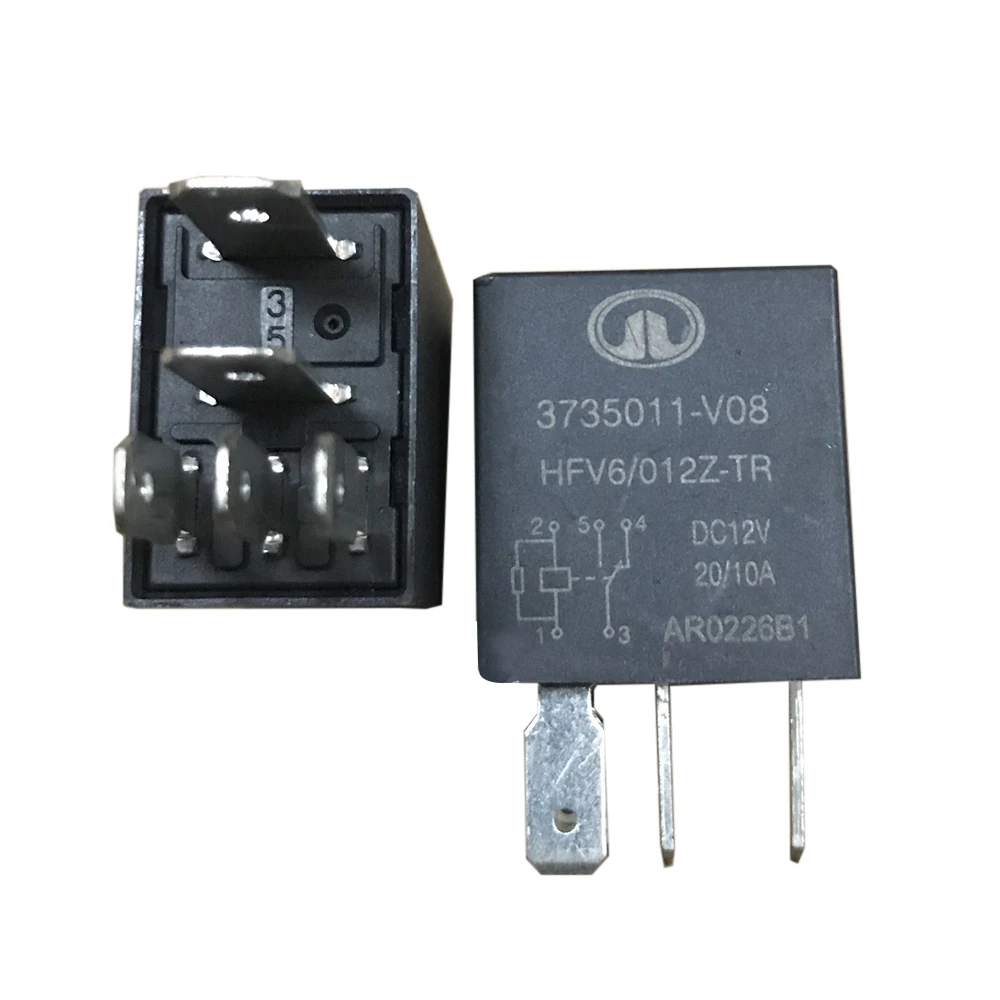 

5 шт./лот HFV6 012Z-TR 3735011-V08 5 12VDC 20A