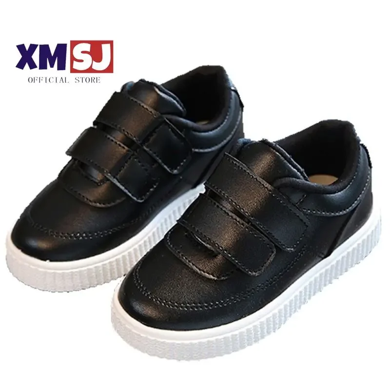 

kids sneakers boys shoes girls trainers Children leather shoes white black school shoes pink casual shoe flexible sole fashion