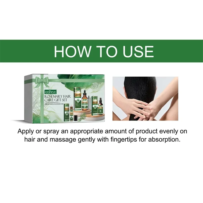 Набор эфирных масел розмарина мята спрей для сушки питательная маска волос