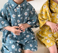 childrens overalls 2022 summer toddler boys rompers baby girl summer floral short jumpsuits korea kids one piece outfit clothes