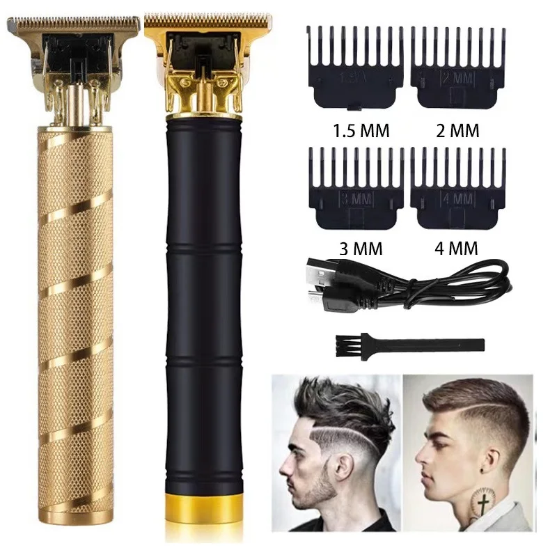 Electric T9 Hair Clipper Trimmer For Men Rechargeable Electr