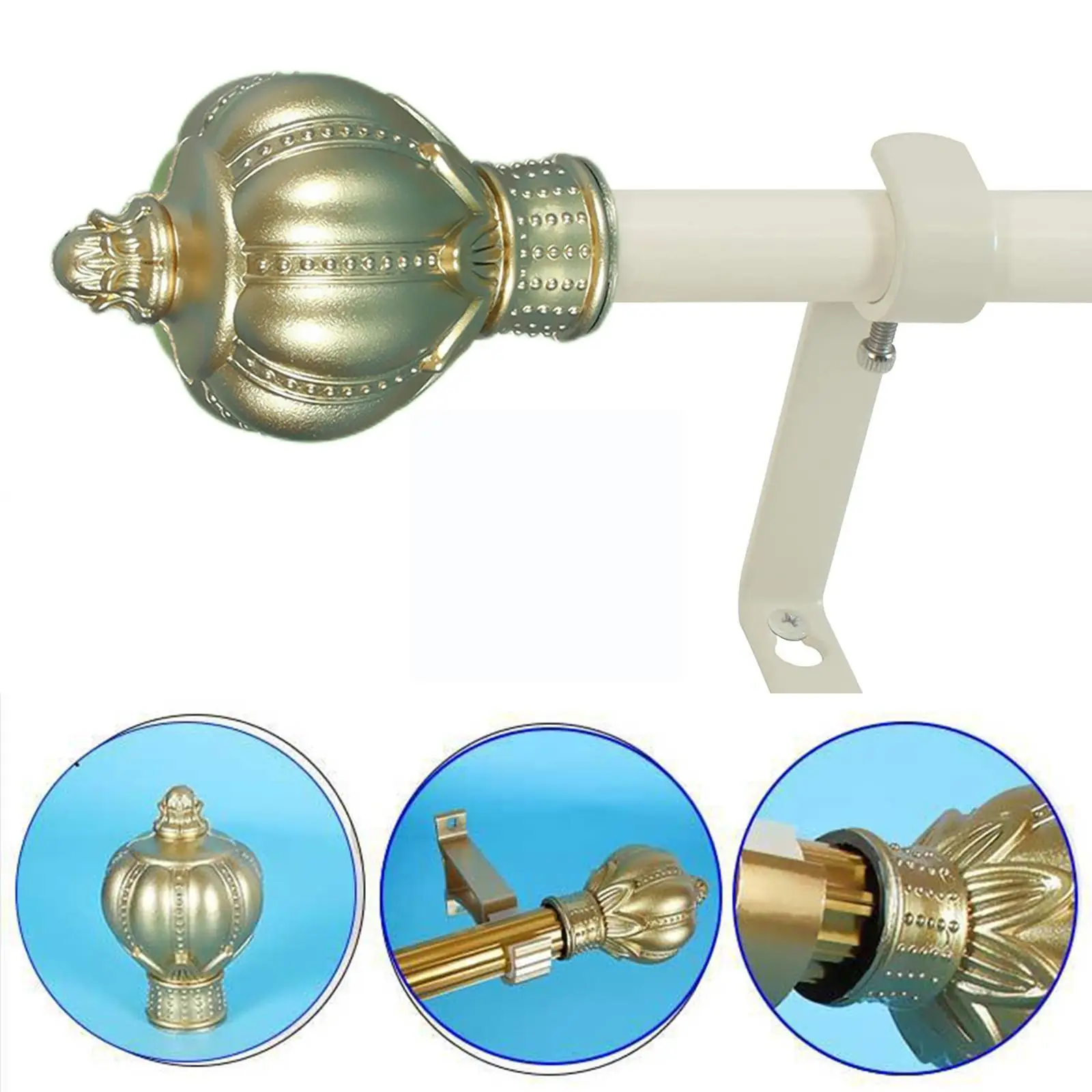 

Бытовой телефон, Римский стиль, современное устройство для карниза, Римский стержень в форме занавески, европейский стиль, головка, фитинги,...