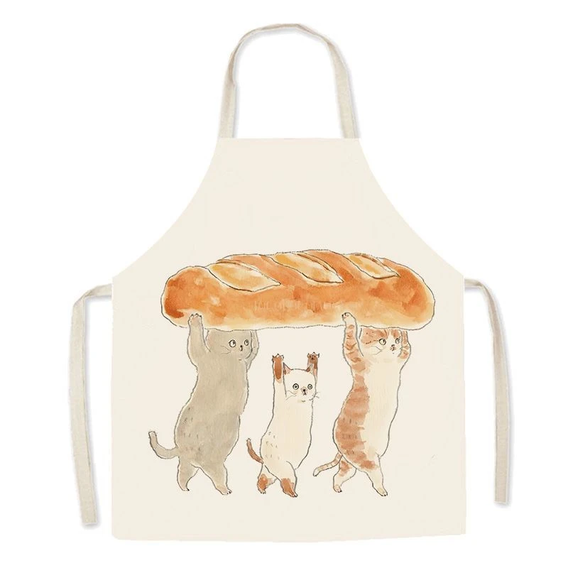 

Льняной фартук европейского стиля