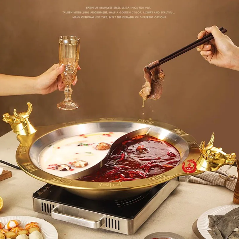 Подогреватель еды горячий горшок электрическая мясоварка лапша нержавеющая