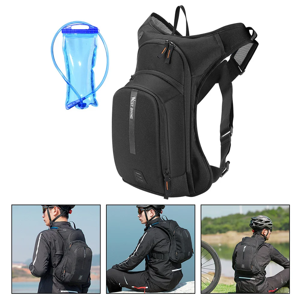 

1 Set Convenient Riding Backpack Multi-functional Cycling Bag with Water Bag