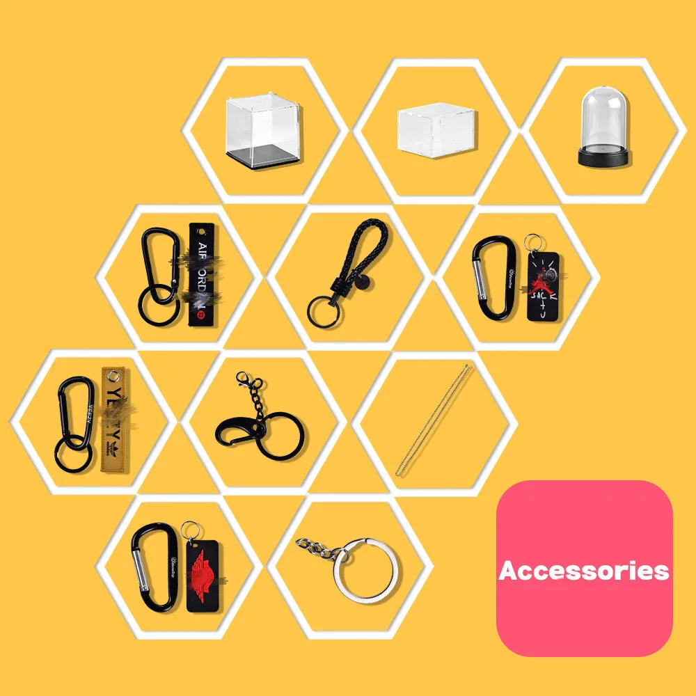 

Mini shoe mold accessories around