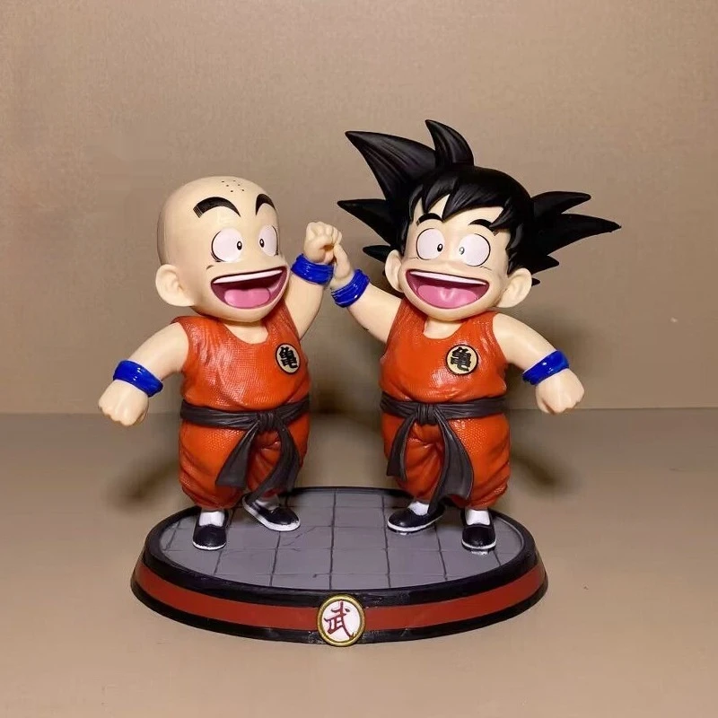 15 см Bandai Драконий жемчуг Z Аниме Дети Гоку куририририн фигурка Krillin Son Goku Статуэтка