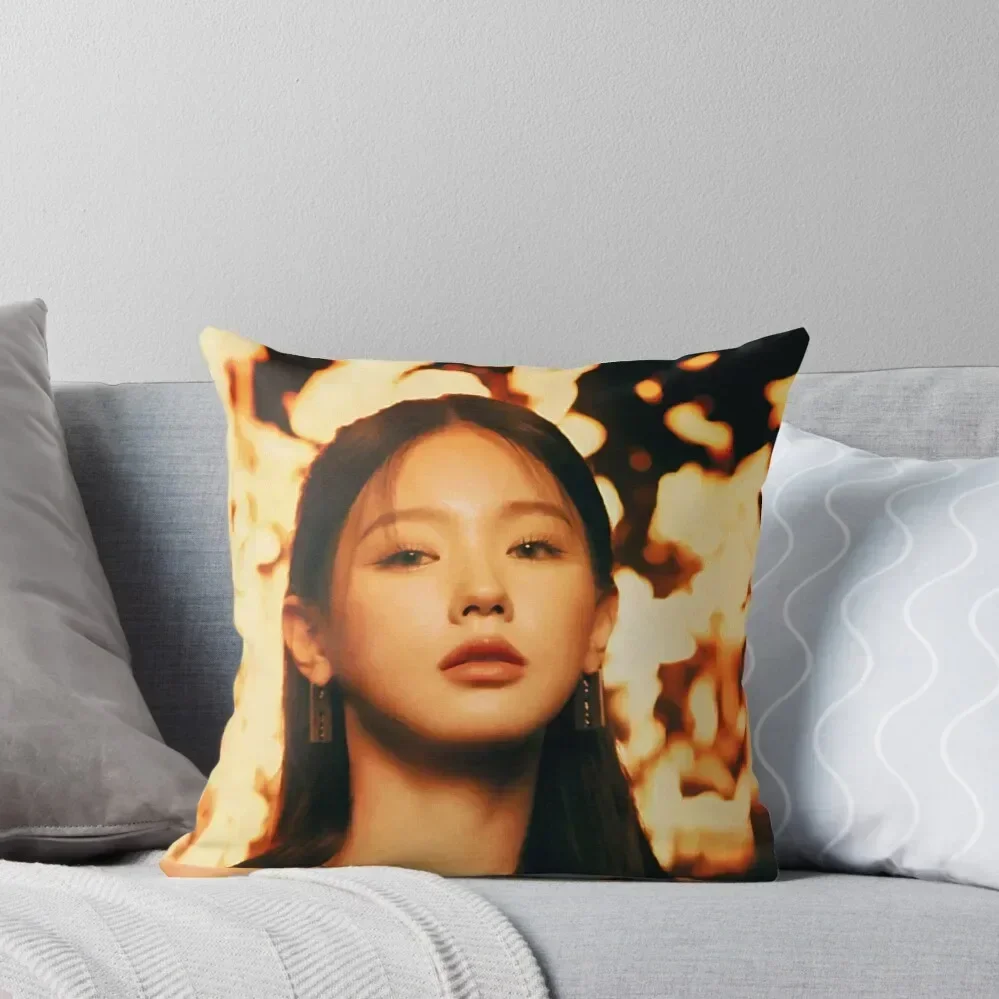 (G)-IDLE MIYEON - HEAT Декоративная подушка рождественская наволочка декоративные