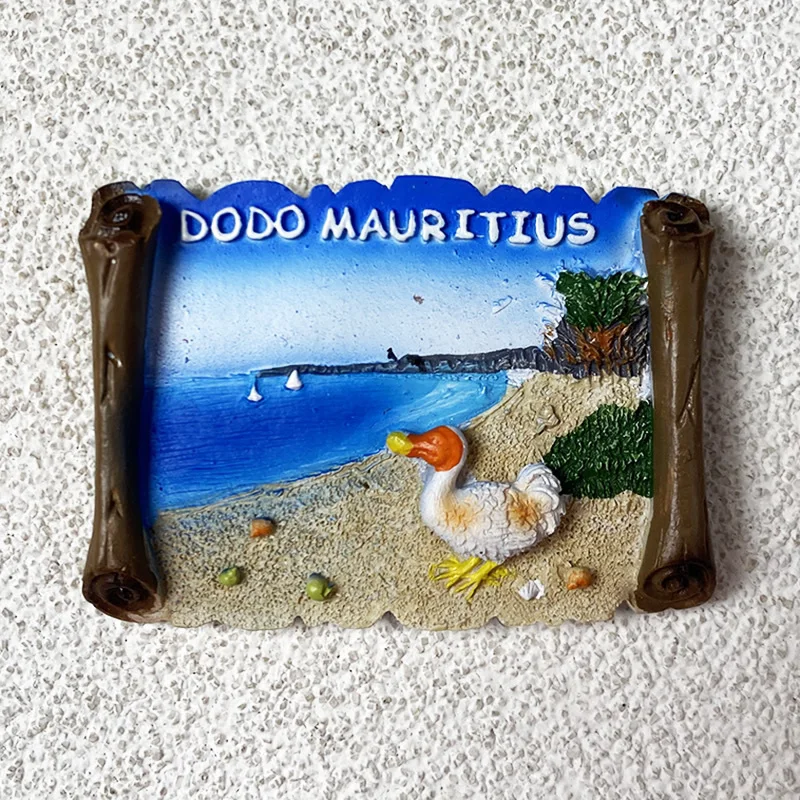 Сувенир для туризма Mauritius 3D коллекционный расписный подарок на память Dodo Bird