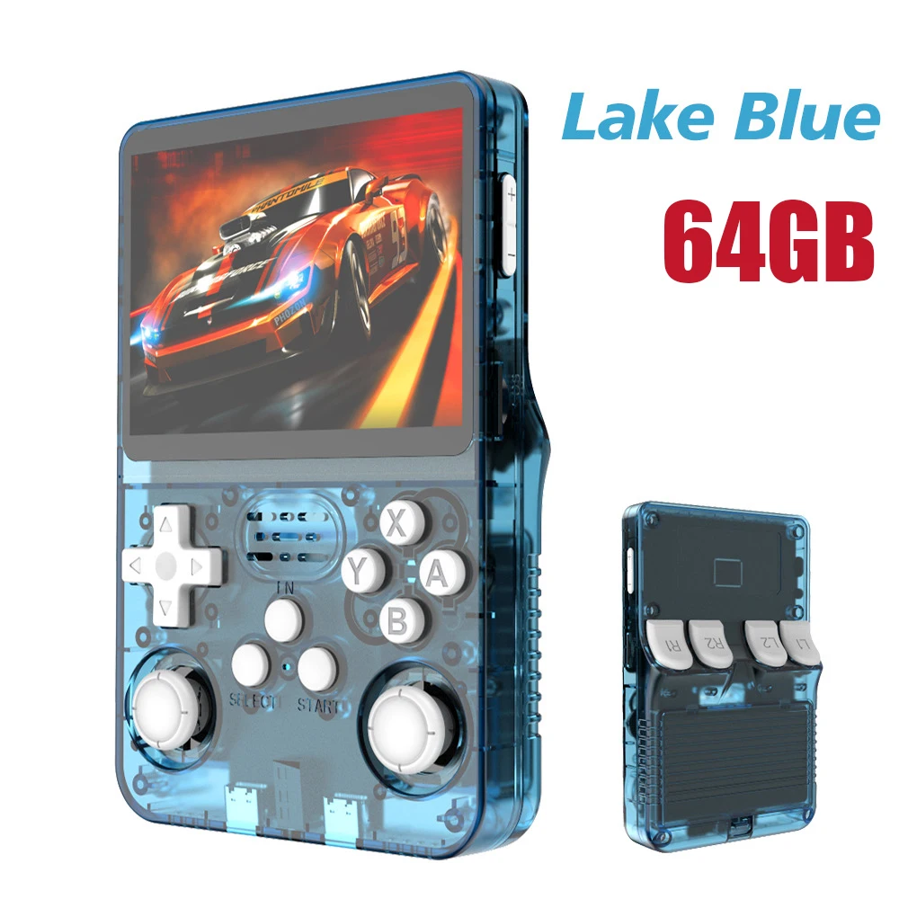 Фото BOYHOM 256G/128G/64G R36S ARKOS 2,0 Ретро портативная игровая консоль 3,5-дюймовый IPS-экран, портативный карманный игровой плеер для детей в подарок №3