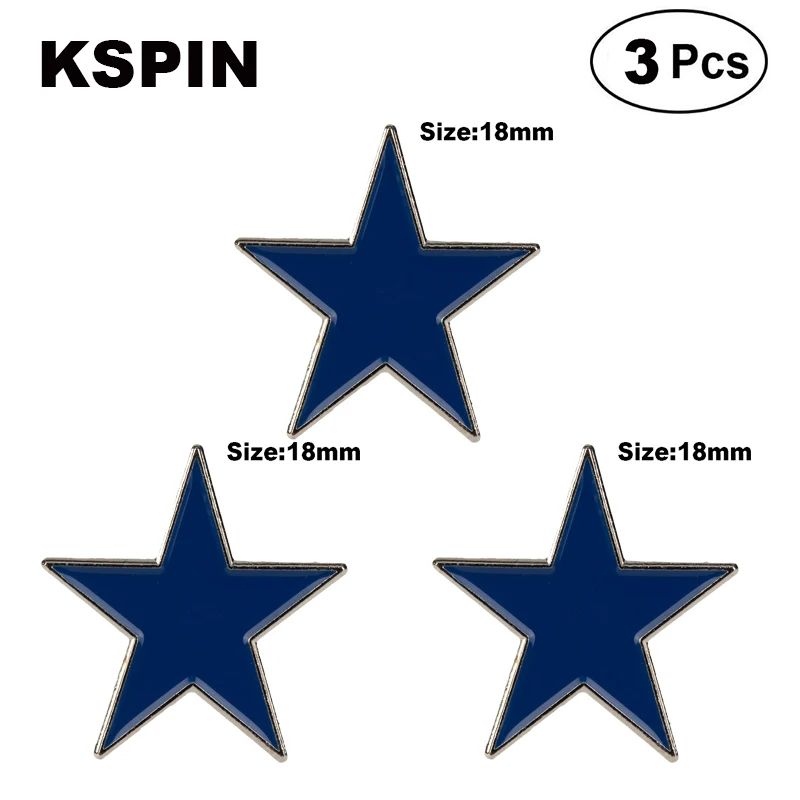 

Blue Star Lapel Pin Brooches Pins Flag Badge Brooch Badges