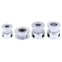 1pcs gt2 pulley 1620 tooth bore 5mm 6 35mm 8mm teeth timing gear alumium for 2gt belt width 6mm for 3d printer parts