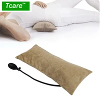 tcare 1pcs fashion multifunctional portable air inflatable pillow for lower back painorthopedic lumbar support cushion for home