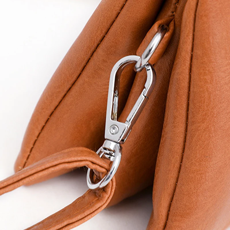 Ladies Cross Body Messenger Pu Small Bag Womens Shoulder Over Bag Handbag Soft Phone Clutch Bag for Outdoors Activities