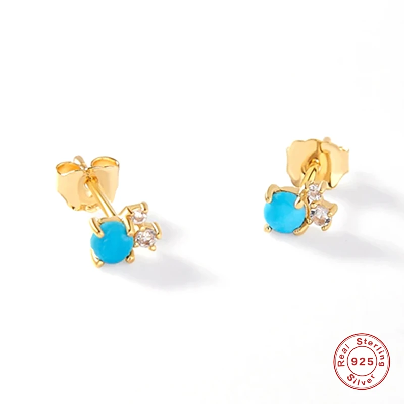 

Женские серьги-гвоздики из серебра 925 пробы с круглыми фианитами