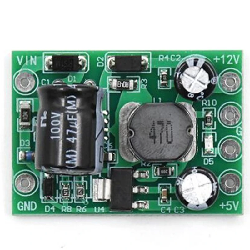 

Регулятор напряжения постоянного тока XH-M298, модуль питания 24-100 в, выход 12 в А + 5 В А